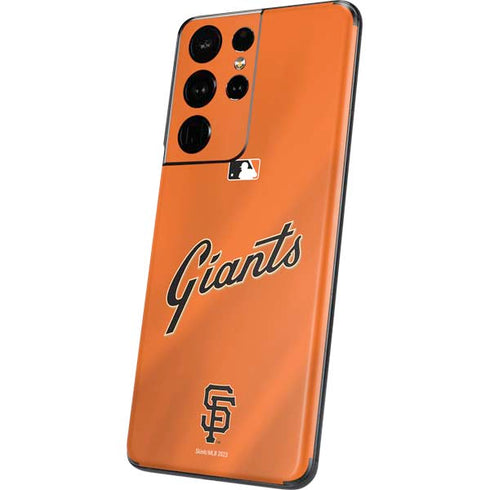 MLB San Francisco Giants Alternate Home Jersey Galaxy S21 Ultra 5G Skin
