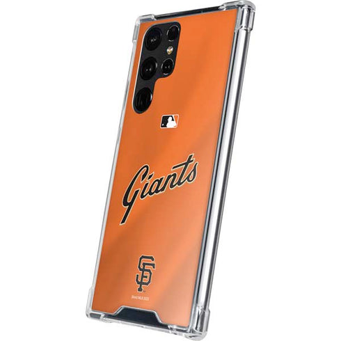 MLB San Francisco Giants Alternate Home Jersey Galaxy S22 Ultra Clear Case