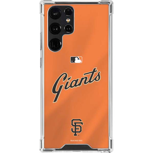 MLB San Francisco Giants Alternate Home Jersey Galaxy S24 Ultra Clear Case