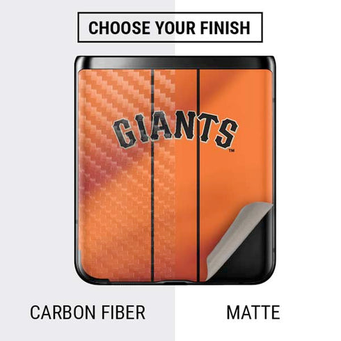MLB San Francisco Giants Alternate Home Jersey Galaxy Z Flip Skin