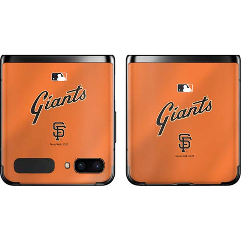 MLB San Francisco Giants Alternate Home Jersey Galaxy Z Flip Skin