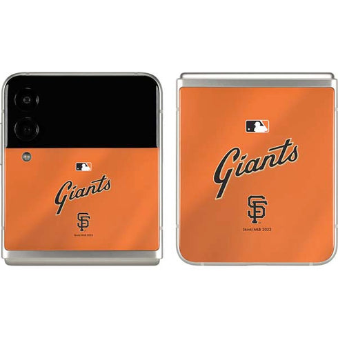 MLB San Francisco Giants Alternate Home Jersey Galaxy Z Flip3 5G Skin