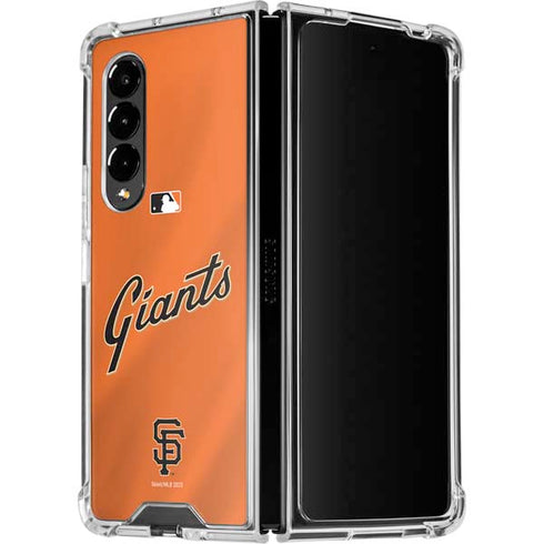 MLB San Francisco Giants Alternate Home Jersey Galaxy Z Fold4 5G Clear Case