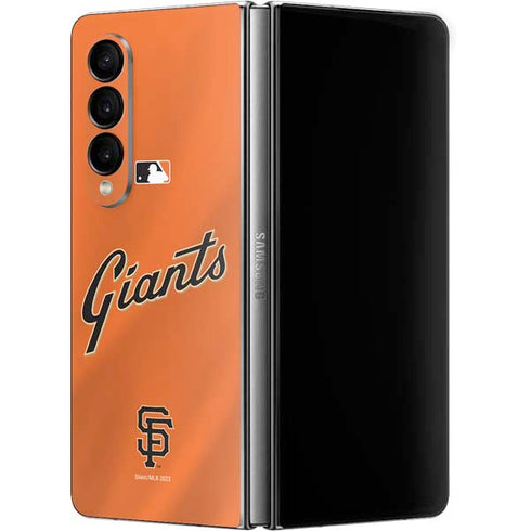 MLB San Francisco Giants Alternate Home Jersey Galaxy Z Fold4 5G Skin