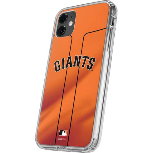 MLB San Francisco Giants Alternate Home Jersey iPhone 11 Clear Case