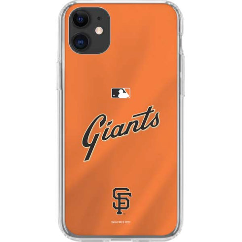 MLB San Francisco Giants Alternate Home Jersey iPhone 11 Clear Case