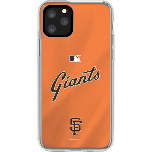 MLB San Francisco Giants Alternate Home Jersey iPhone 11 Pro Clear Case