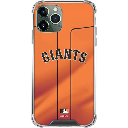 MLB San Francisco Giants Alternate Home Jersey iPhone 11 Pro Max Clear Case