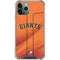 MLB San Francisco Giants Alternate Home Jersey iPhone 11 Pro Max Clear Case