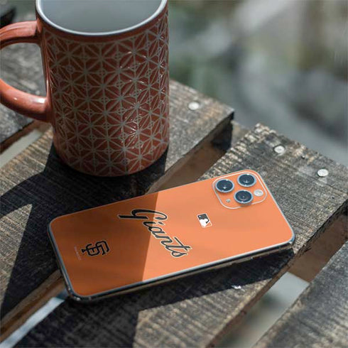 MLB San Francisco Giants Alternate Home Jersey iPhone 11 Pro Skin