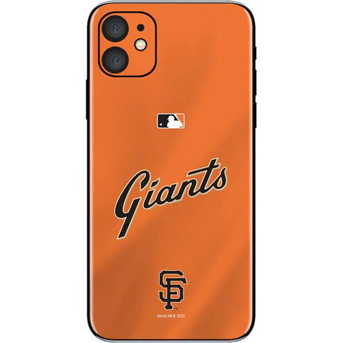 MLB San Francisco Giants Alternate Home Jersey iPhone 11 Skin