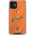 MLB San Francisco Giants Alternate Home Jersey iPhone 12 Clear Case