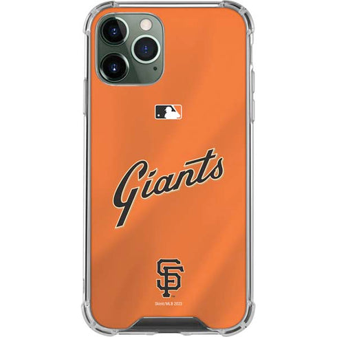 MLB San Francisco Giants Alternate Home Jersey iPhone 12 Pro Max Clear Case