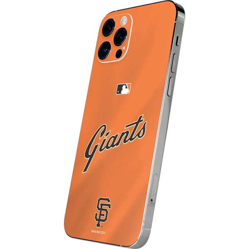 MLB San Francisco Giants Alternate Home Jersey iPhone 12 Pro Skin