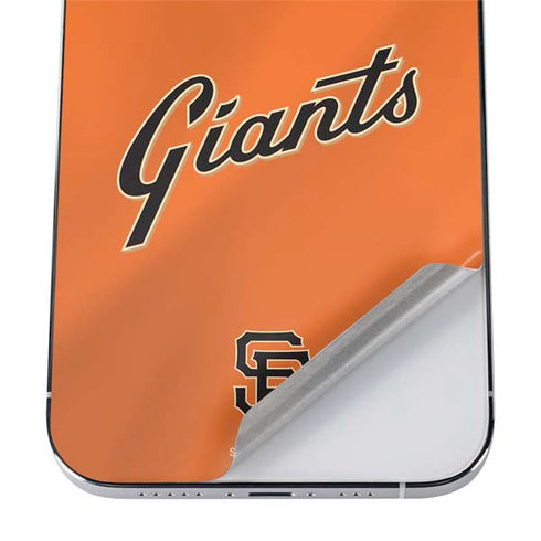 MLB San Francisco Giants Alternate Home Jersey iPhone 12 Pro Skin