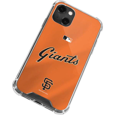 MLB San Francisco Giants Alternate Home Jersey iPhone 13 Mini Clear Case