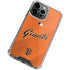 MLB San Francisco Giants Alternate Home Jersey iPhone 13 Pro Clear Case