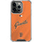 MLB San Francisco Giants Alternate Home Jersey iPhone 15 Pro Clear Case