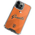 MLB San Francisco Giants Alternate Home Jersey iPhone 14 Pro Clear Case