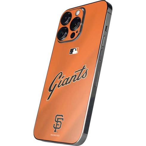 MLB San Francisco Giants Alternate Home Jersey iPhone 14 Pro Max Skin