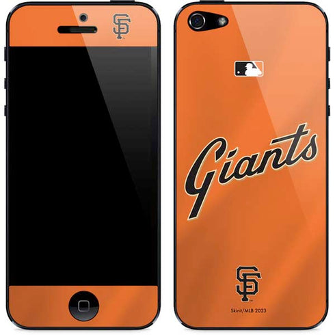 MLB San Francisco Giants Alternate Home Jersey iPhone 5/5s/5SE Skin