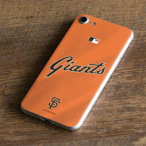 MLB San Francisco Giants Alternate Home Jersey iPhone 7 Skin