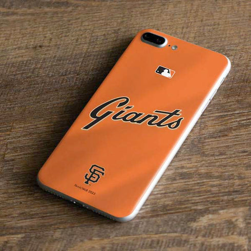 MLB San Francisco Giants Alternate Home Jersey iPhone 8 Plus Skin