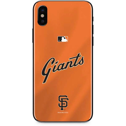 MLB San Francisco Giants Alternate Home Jersey iPhone XS Skin