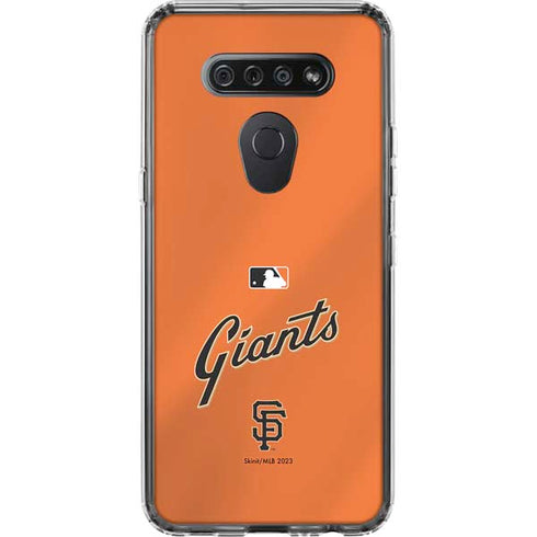 MLB San Francisco Giants Alternate Home Jersey LG K51/Q51 Clear Case