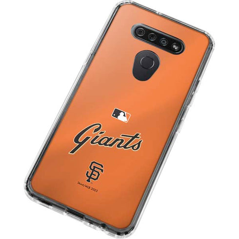 MLB San Francisco Giants Alternate Home Jersey LG K51/Q51 Clear Case