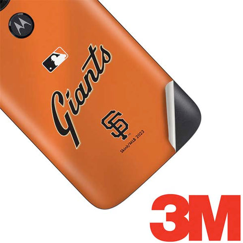 MLB San Francisco Giants Alternate Home Jersey Moto E5 Play Skin