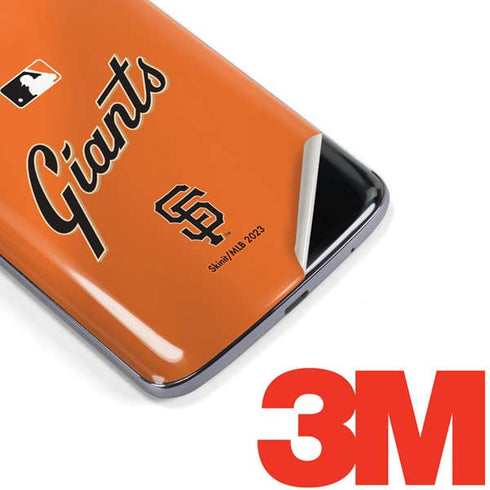 MLB San Francisco Giants Alternate Home Jersey Moto E5 Plus Skin