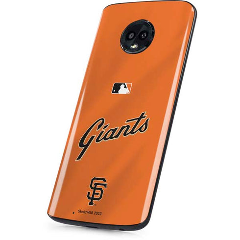 MLB San Francisco Giants Alternate Home Jersey Moto G6 Skin