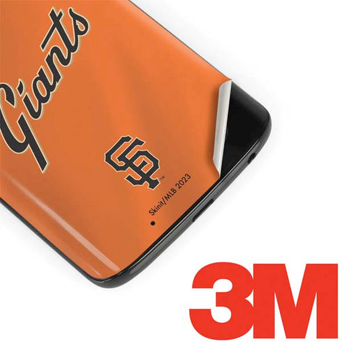 MLB San Francisco Giants Alternate Home Jersey Moto G6 Skin