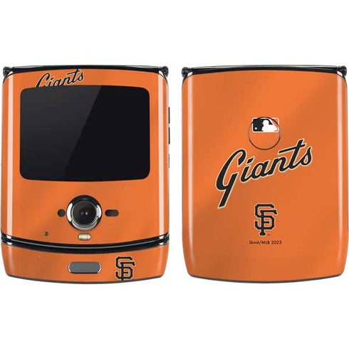 MLB San Francisco Giants Alternate Home Jersey Motorola RAZR Skin