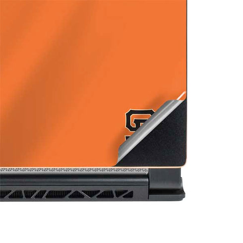 MLB San Francisco Giants Alternate Home Jersey MSI GS65 Stealth Laptop Skin