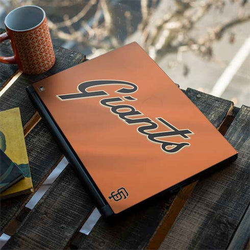 MLB San Francisco Giants Alternate Home Jersey MSI GS65 Stealth Laptop Skin