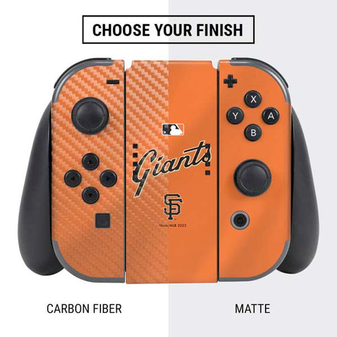 MLB San Francisco Giants Alternate Home Jersey Nintendo Switch Bundle Skin