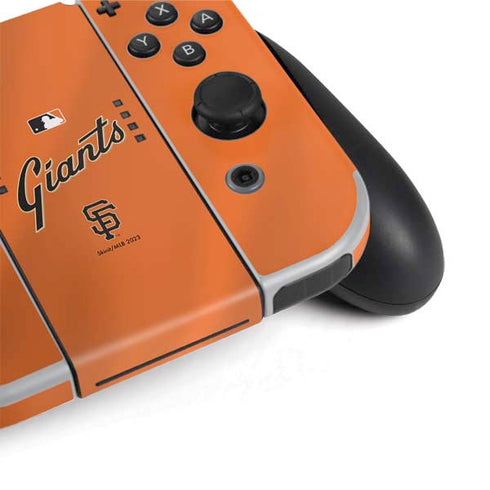MLB San Francisco Giants Alternate Home Jersey Nintendo Switch OLED (2021) Skin