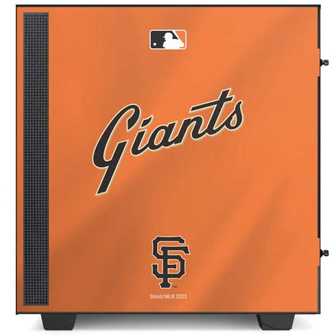 MLB San Francisco Giants Alternate Home Jersey NZXT H510 Compact ATX Mid-Tower Case Skin