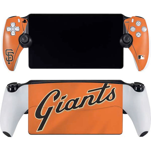 MLB San Francisco Giants Alternate Home Jersey PlayStation Portal Remote Player Skin