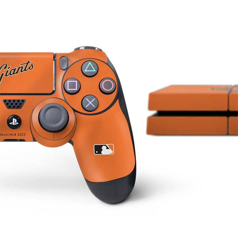MLB San Francisco Giants Alternate Home Jersey PS4 Console and Controller Bundle Skin