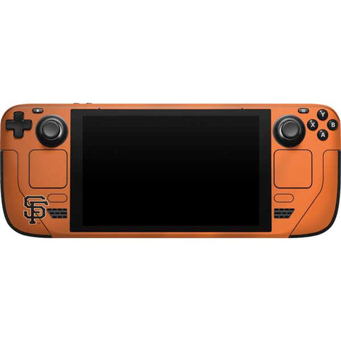 MLB San Francisco Giants Alternate Home Jersey Steam Deck Handheld Gaming Computer Skin
