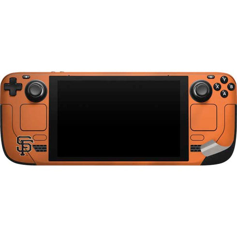 MLB San Francisco Giants Alternate Home Jersey Steam Deck Handheld Gaming Computer Skin