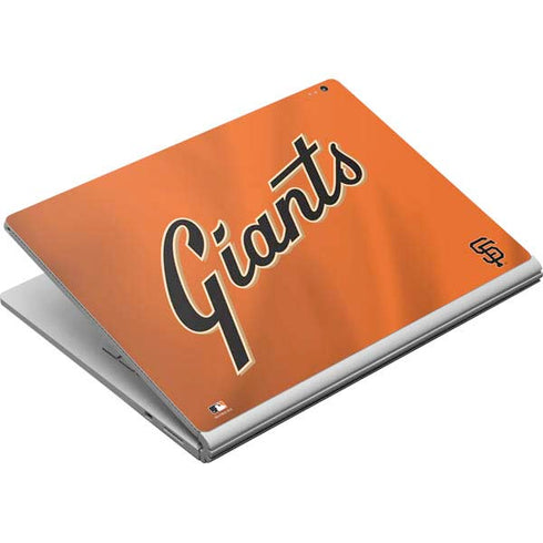 MLB San Francisco Giants Alternate Home Jersey Surface Book Skin