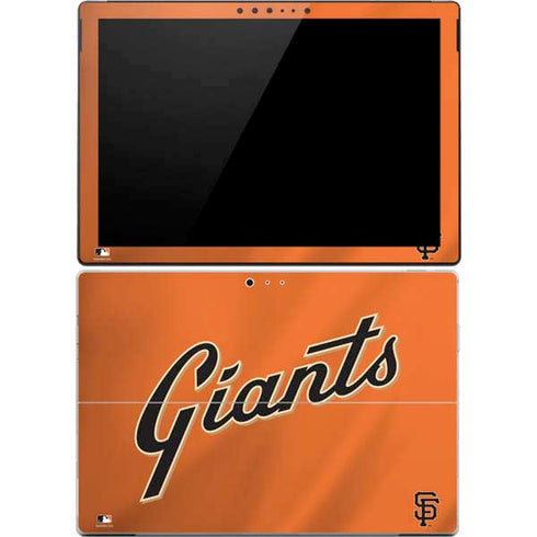 MLB San Francisco Giants Alternate Home Jersey Surface Pro 4 Skin
