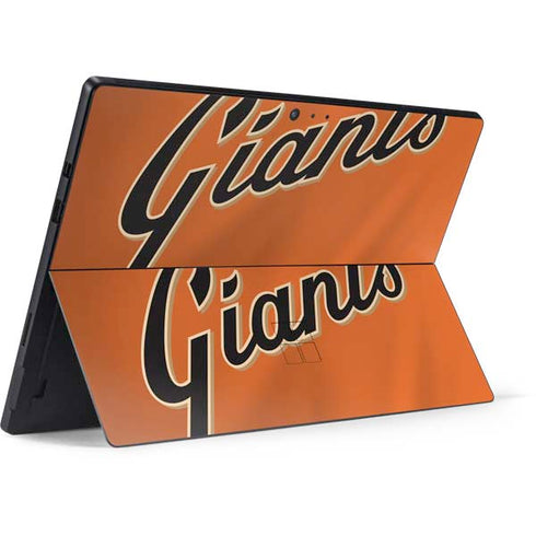 MLB San Francisco Giants Alternate Home Jersey Surface Pro 6 Skin