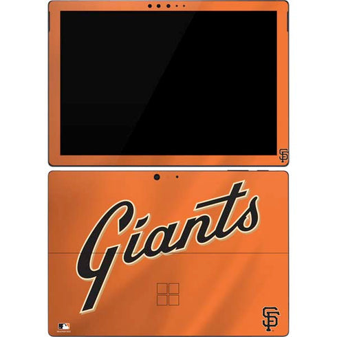 MLB San Francisco Giants Alternate Home Jersey Surface Pro 7 Skin
