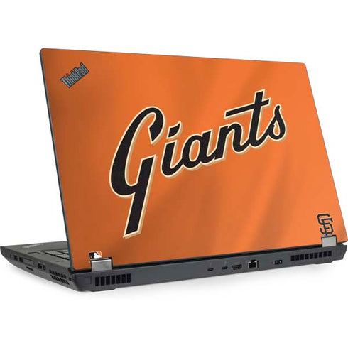 MLB San Francisco Giants Alternate Home Jersey Lenovo ThinkPad Skin