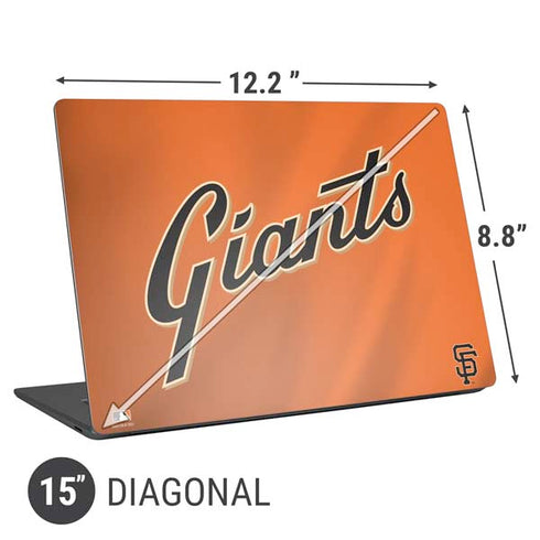 MLB San Francisco Giants Alternate Home Jersey Universal Laptop 15in (12.2 x 8.8in) Skin